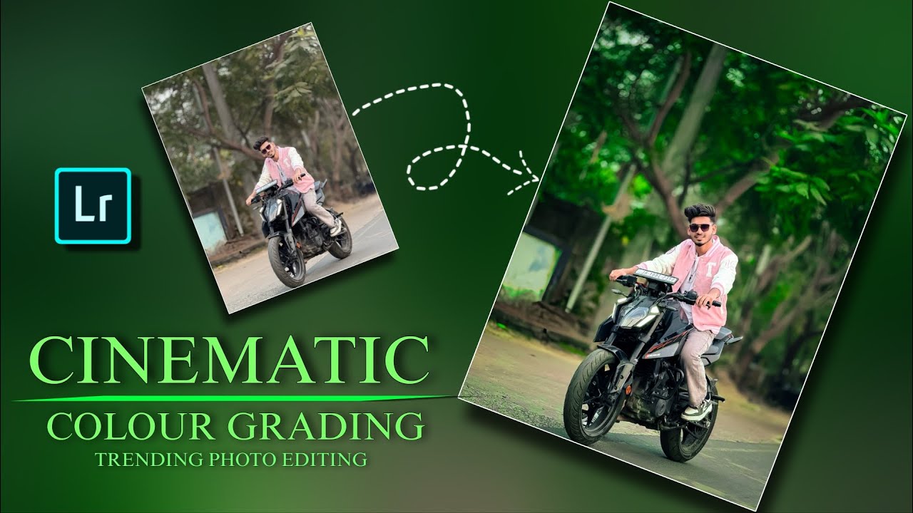 Natural Cinematic green tone photo editing//Lightroom preset download free//
