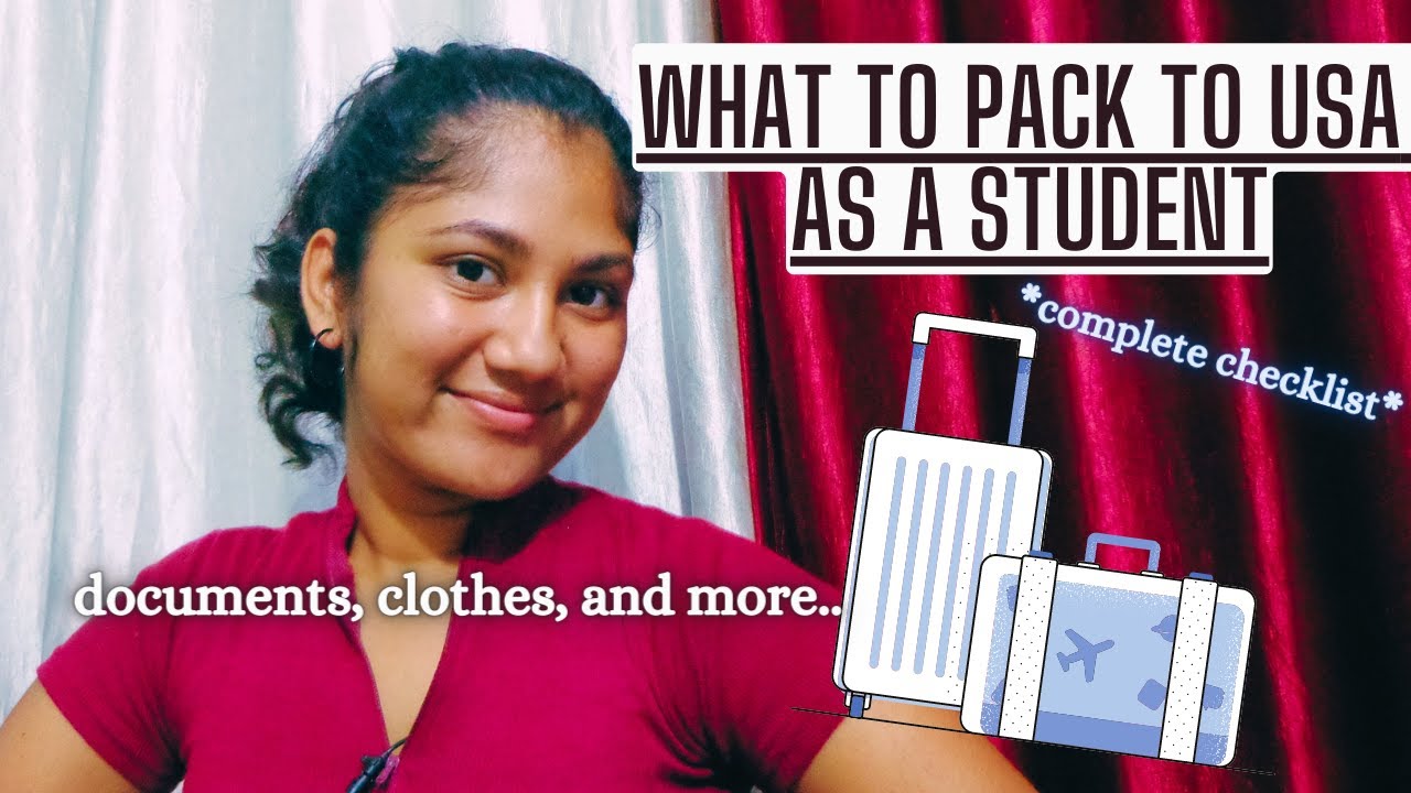 What to Pack for USA as an International Student from India 2022