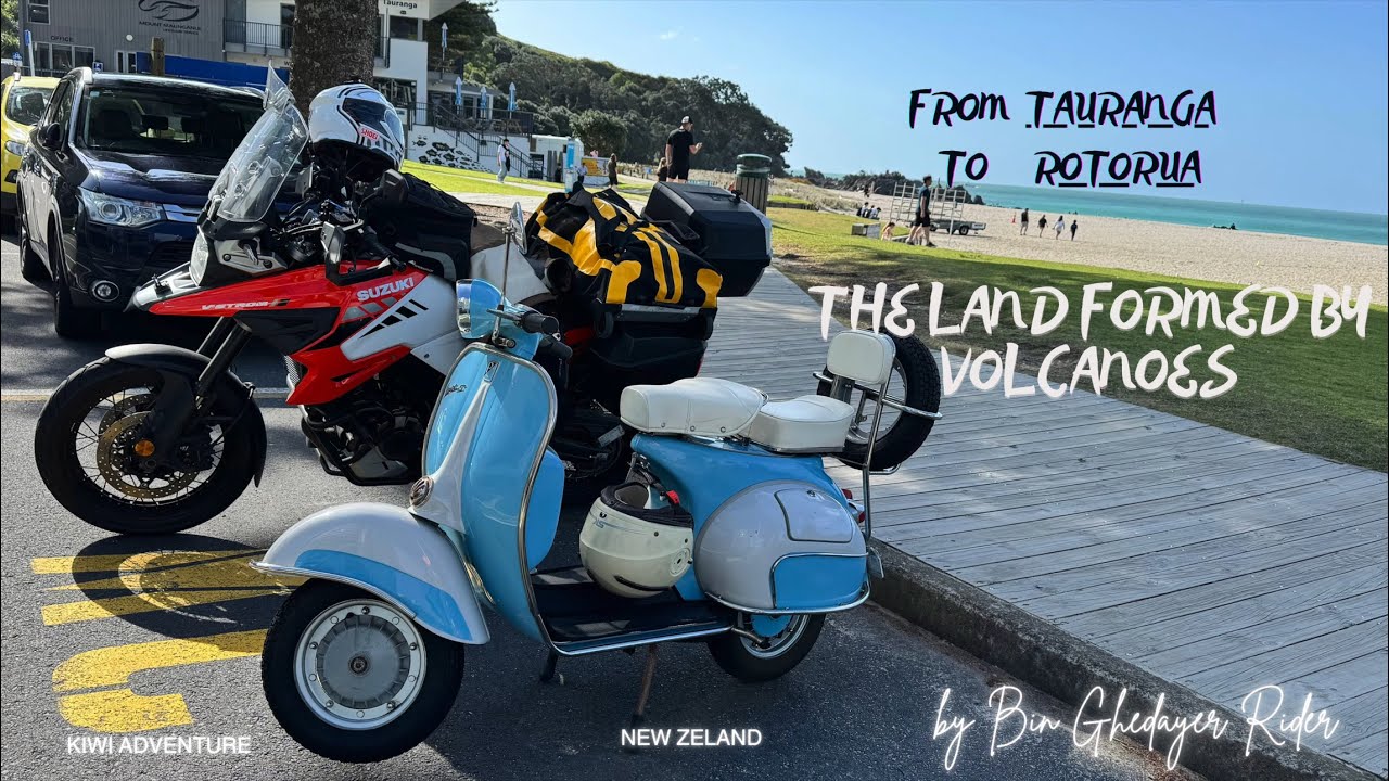 5- نيوزيلندا 🇳🇿 ارض البراكين 🌋 From Tauranga To Rotorua  4K