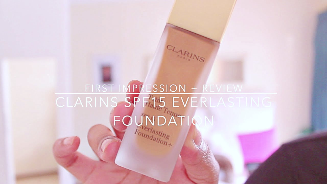 Clarins SPF 15 Everlasting Foundation | First Impression & Review