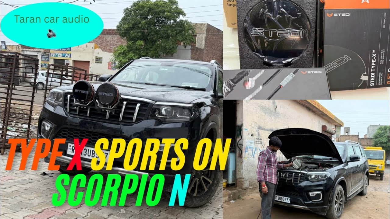 Stedi TYPE X SPORTs installed on Scorpio// kro check quailty light di Australian light⚡️⚡️