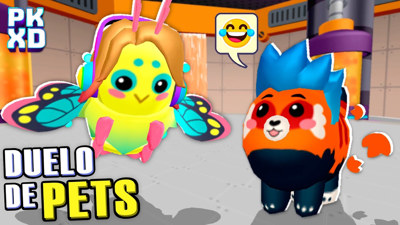 💥 MARIPOSA Vs PANDA | Duelo de Pets no XD Champions do PK XD