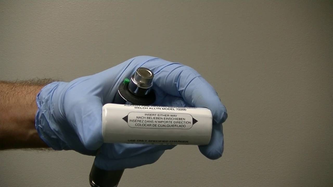 Welch Allyn 11720 Ophthalmoscope Bulb & Battery Replacement