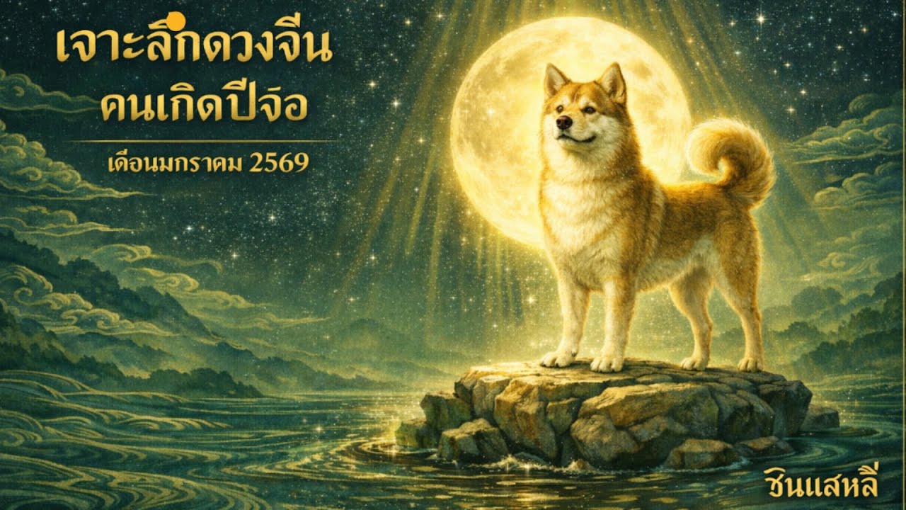 เจาะลึกดวงจีน คนเกิดปีจอ เดือนมกราคม 2569 | ตั้งหลักชีวิต งาน เงิน ใจ