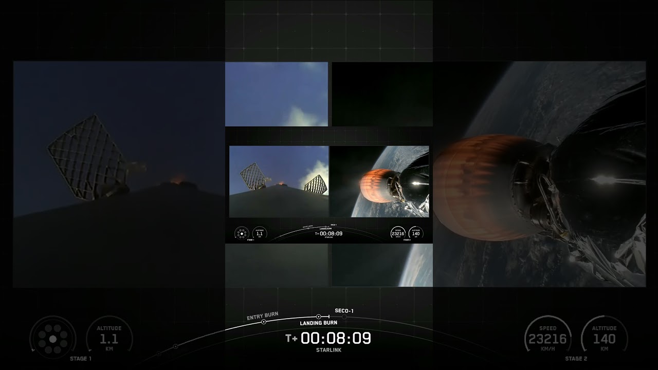LANDING! SpaceX lands B1078 for the 25th time | Starlink Group 6-97