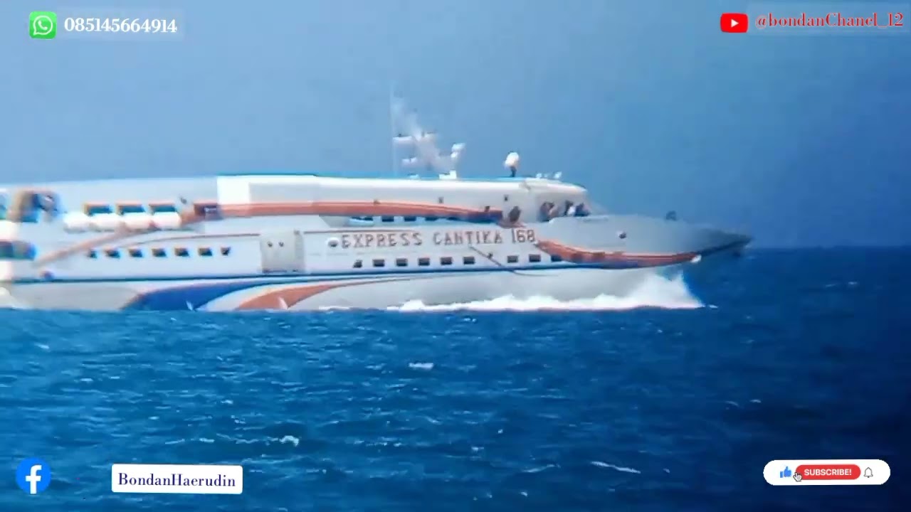 Express Cantika 168 Kembali dengan Wajah Aslinya #kapal #express #@bondanChanel_12