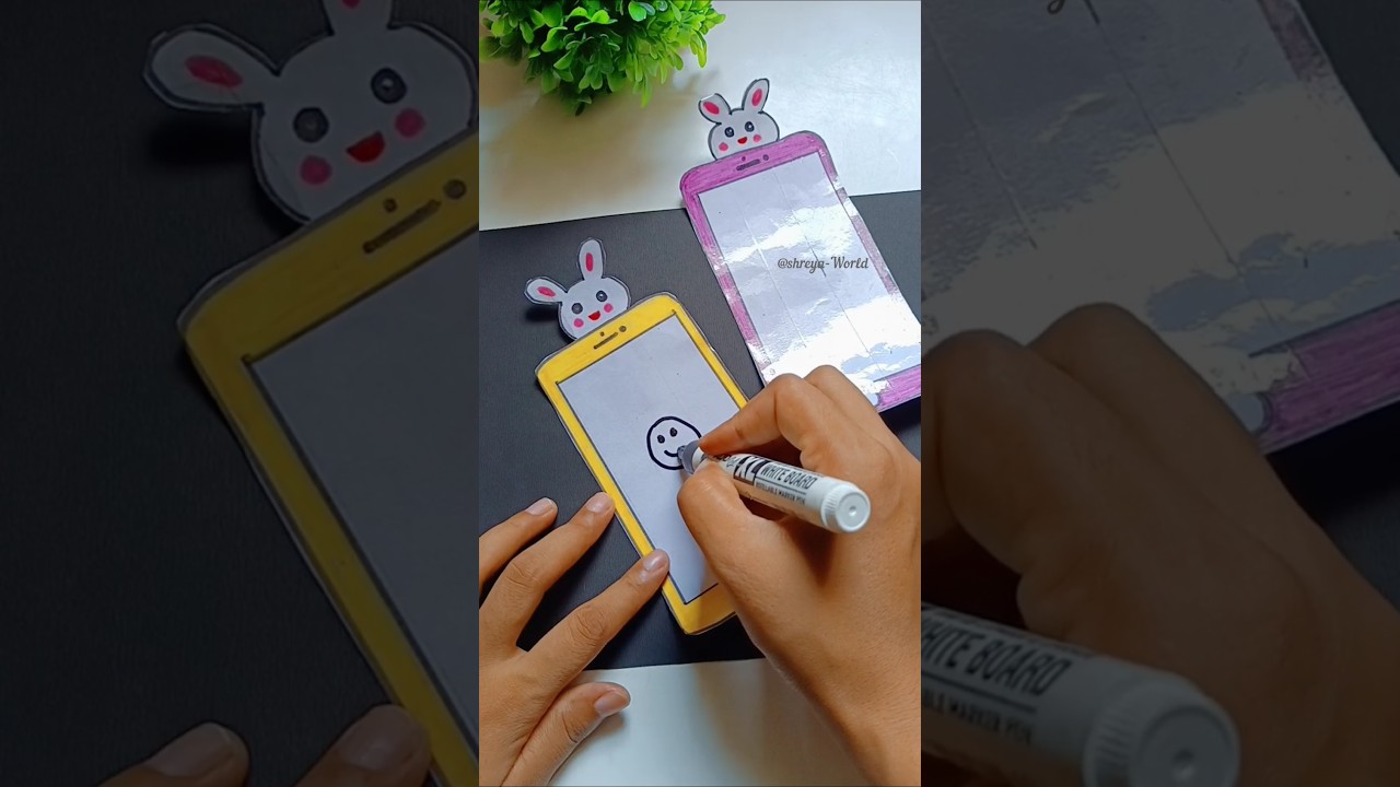 DIY magic phone 😱🤷‍♀️| Erasable writing phone pad 