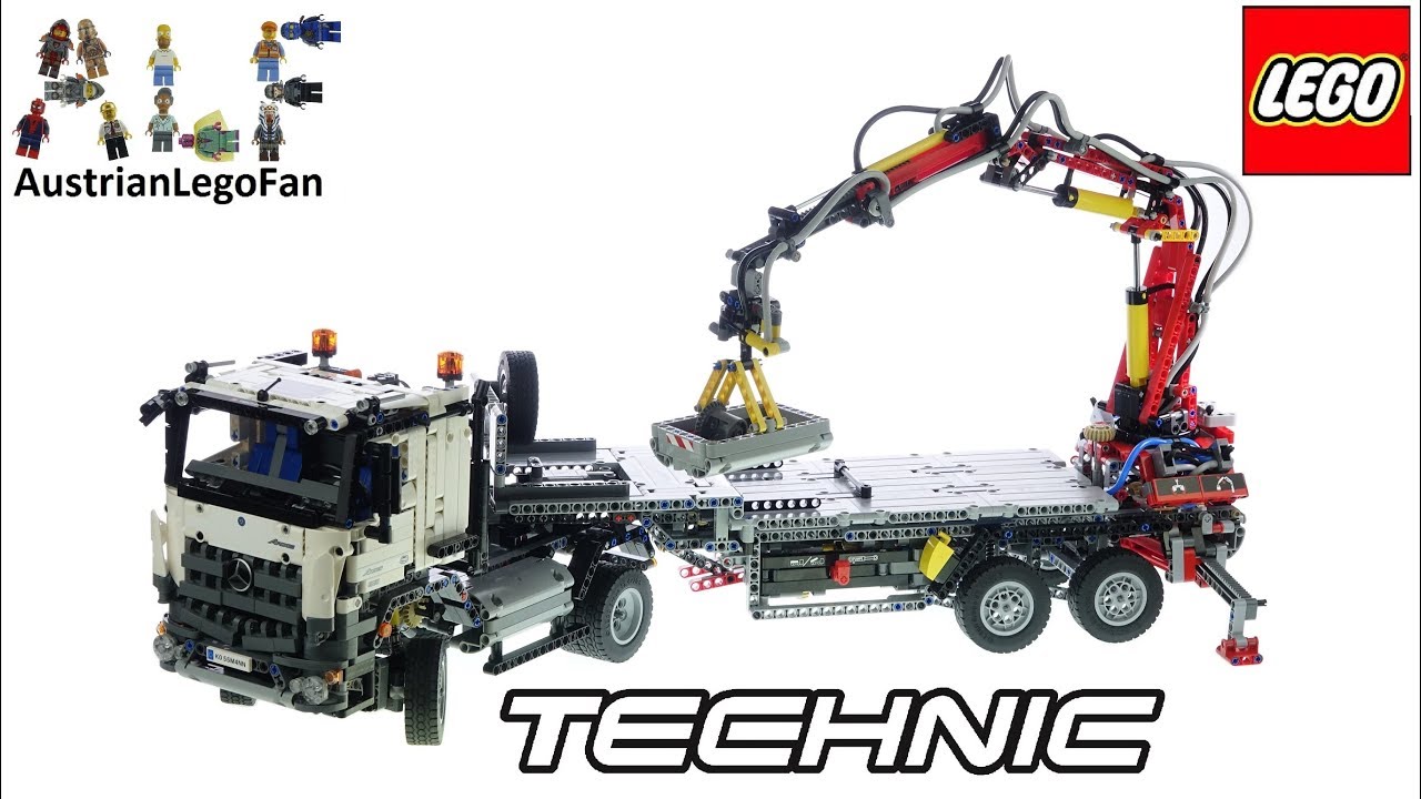 LEGO Technic 42043 Mercedes Benz Articulated Construction Truck - Lego Speed Build Review