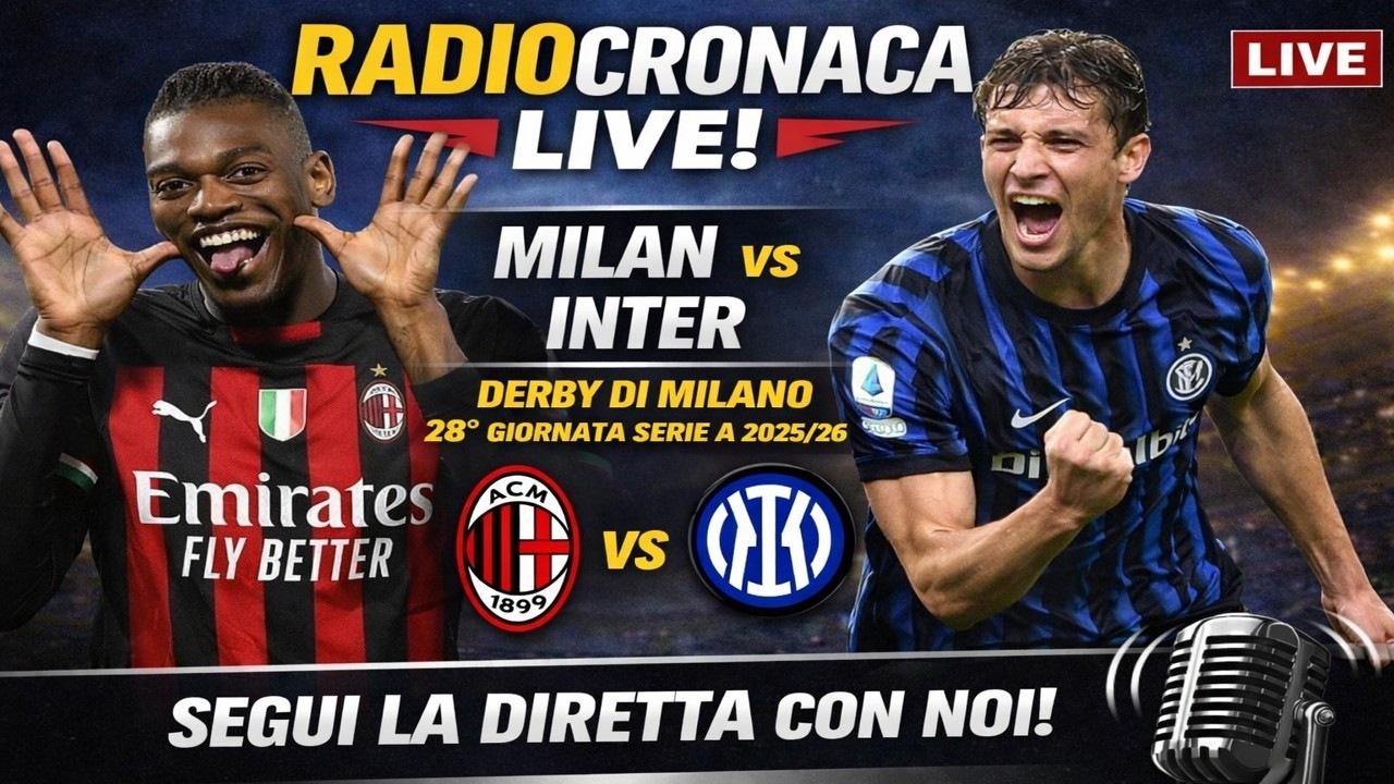 🔴 | Milan &ndash; Inter: Radiocronaca in Diretta | Serie A  08/03/2026 ore 20:45