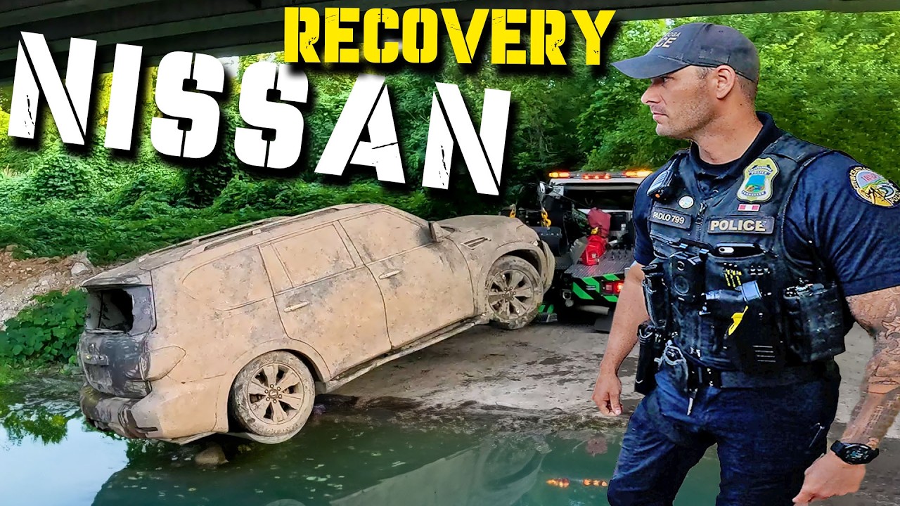 Stolen SUV Found in Shallow Creek! Recovering a 2019 Nissan Armada in Chattanooga