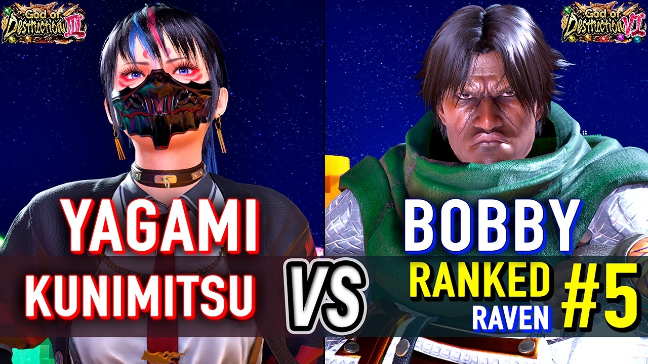 T8 🔥 YAGAMI (Kunimitsu) vs BOBBY (#5 Ranked Raven) 🔥 Tekken 8 DLC: Kunimitsu Day 1