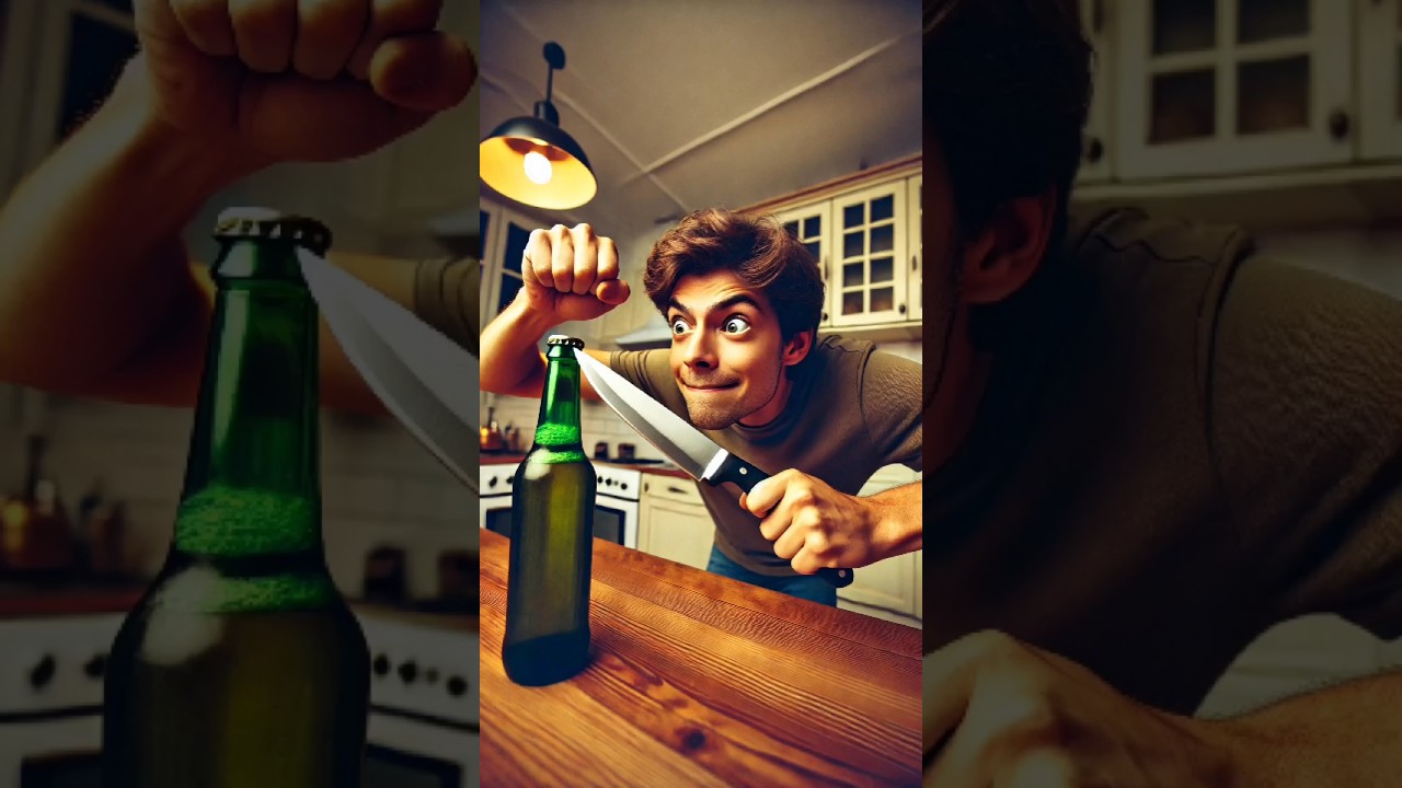Knife Bottle Opening Challenge: Will It Work?