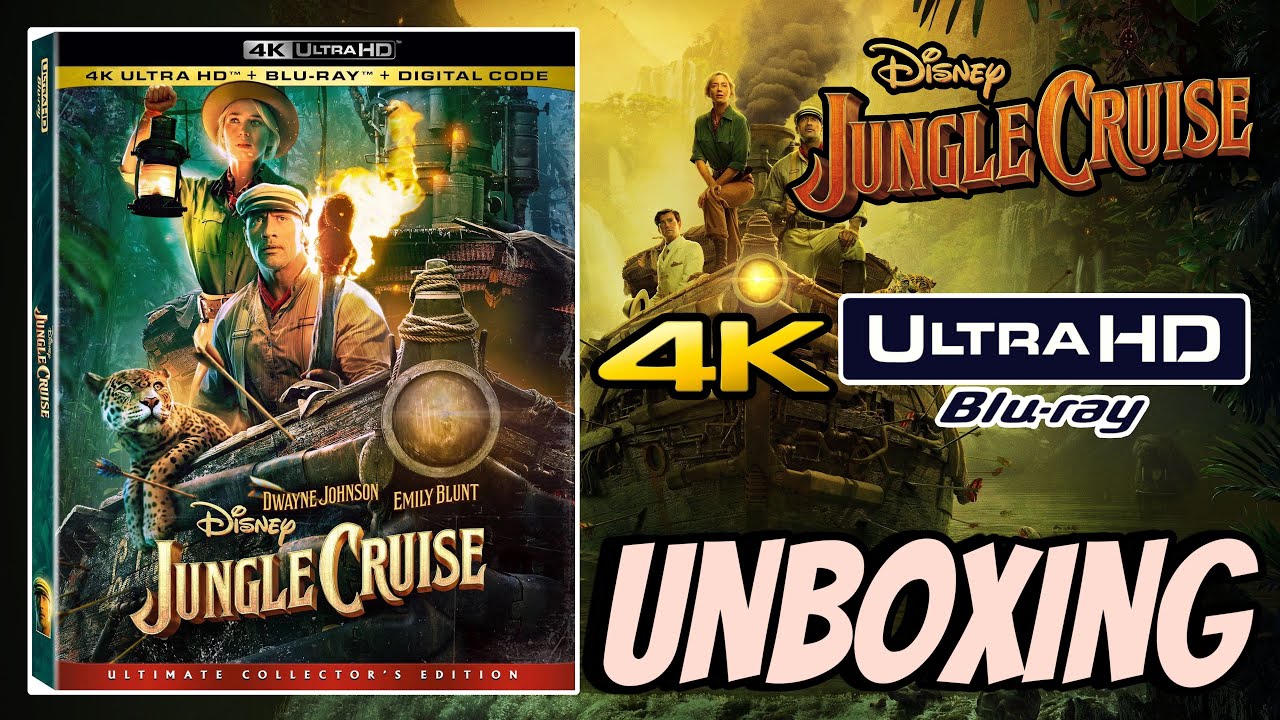 Jungle Cruise (2021) 4K Ultra HD Blu-ray Unboxing | Disney Collection | Ka-Universe Channel