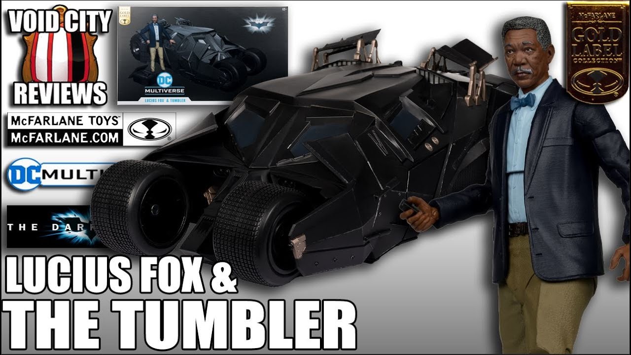 TOY REVIEW: Lucius Fox & Tumbler (The Dark Knight) Gold Label McFarlane Toys