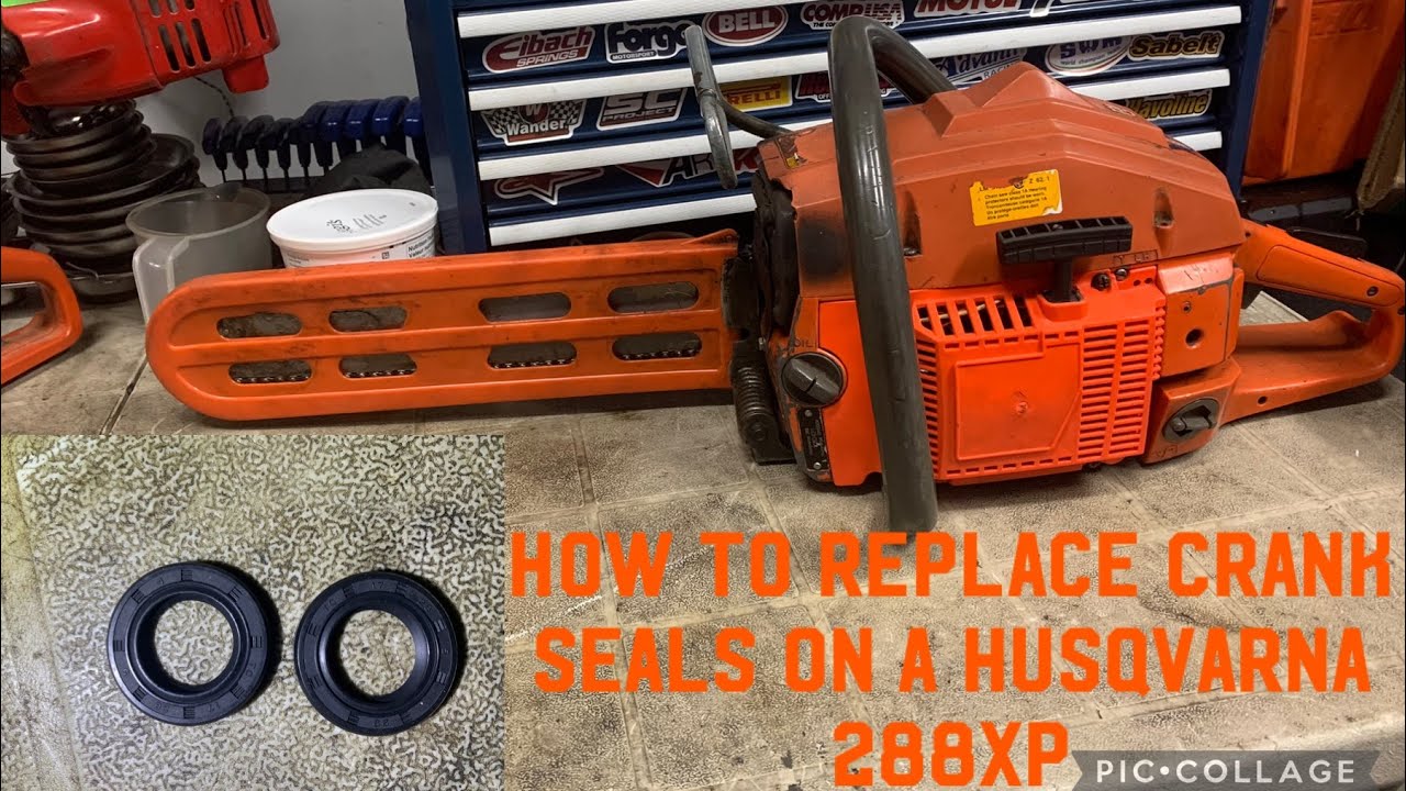 How to replace crank seals on a Husqvarna 288XP!