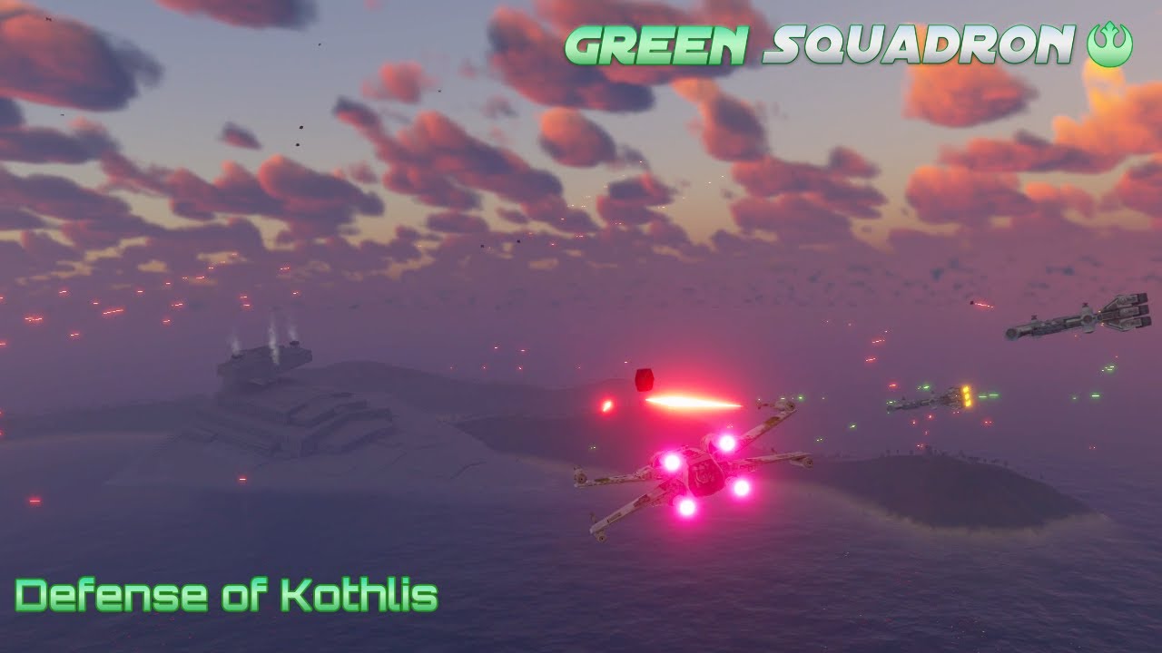 Defending Kothlis from the Empire - Star Wars: Green Squadron - No HUD Gameplay