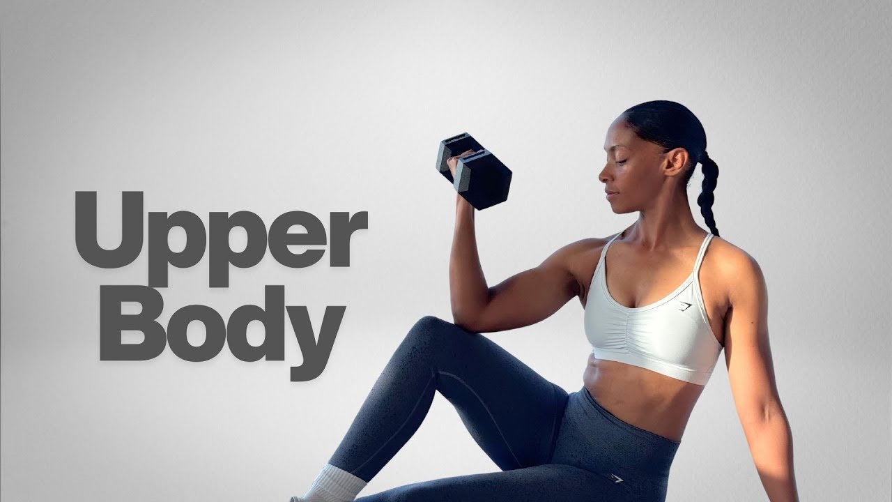 20 minute Upper Body & Abs Dumbbell Workout to Build, Strengthen & Tone Muscle