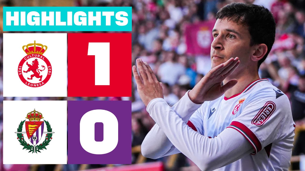 CULTURAL Y DEPORTIVA LEONSA 1 - 0 REAL VALLADOLID | RESUMEN LALIGA HYPERMOTION