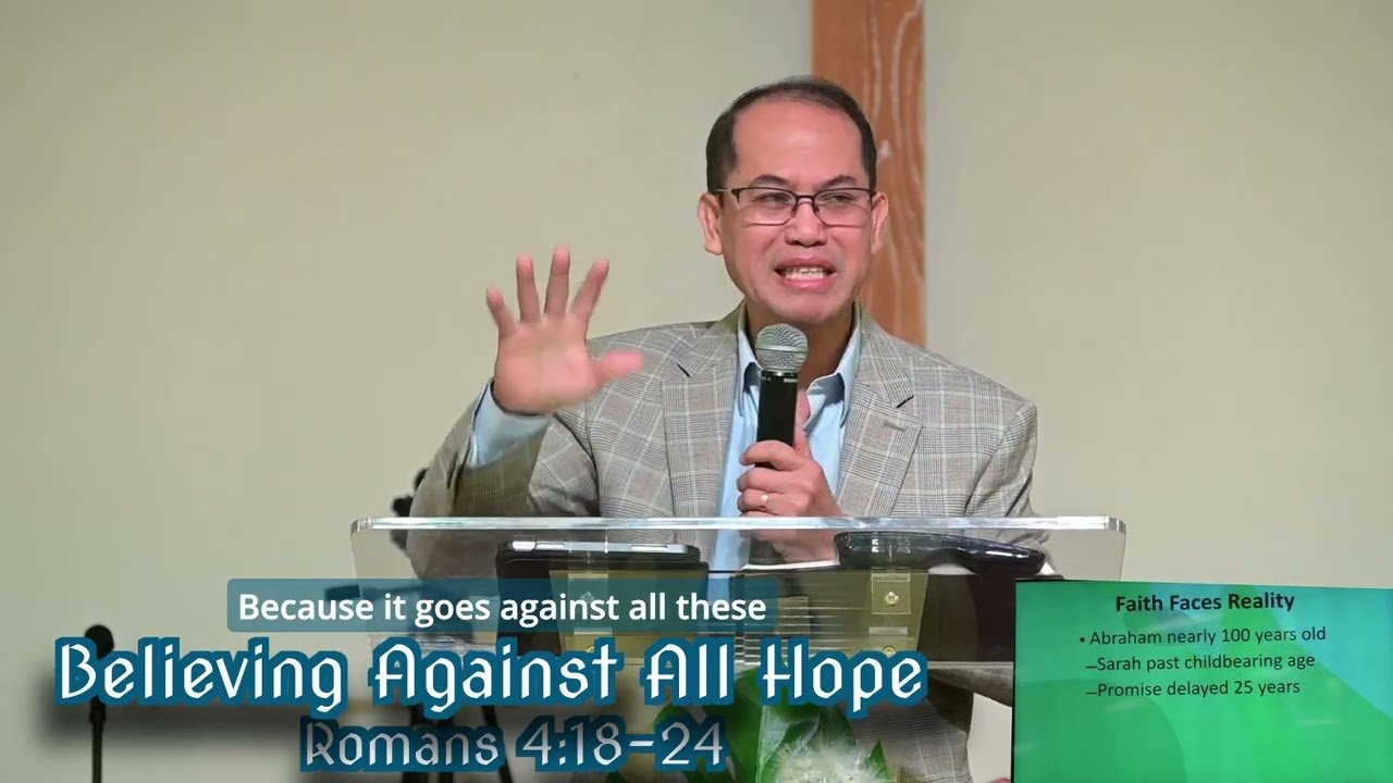 Believing Against All Hope, Pastor Prim Pagayon, Feb 1, 2026