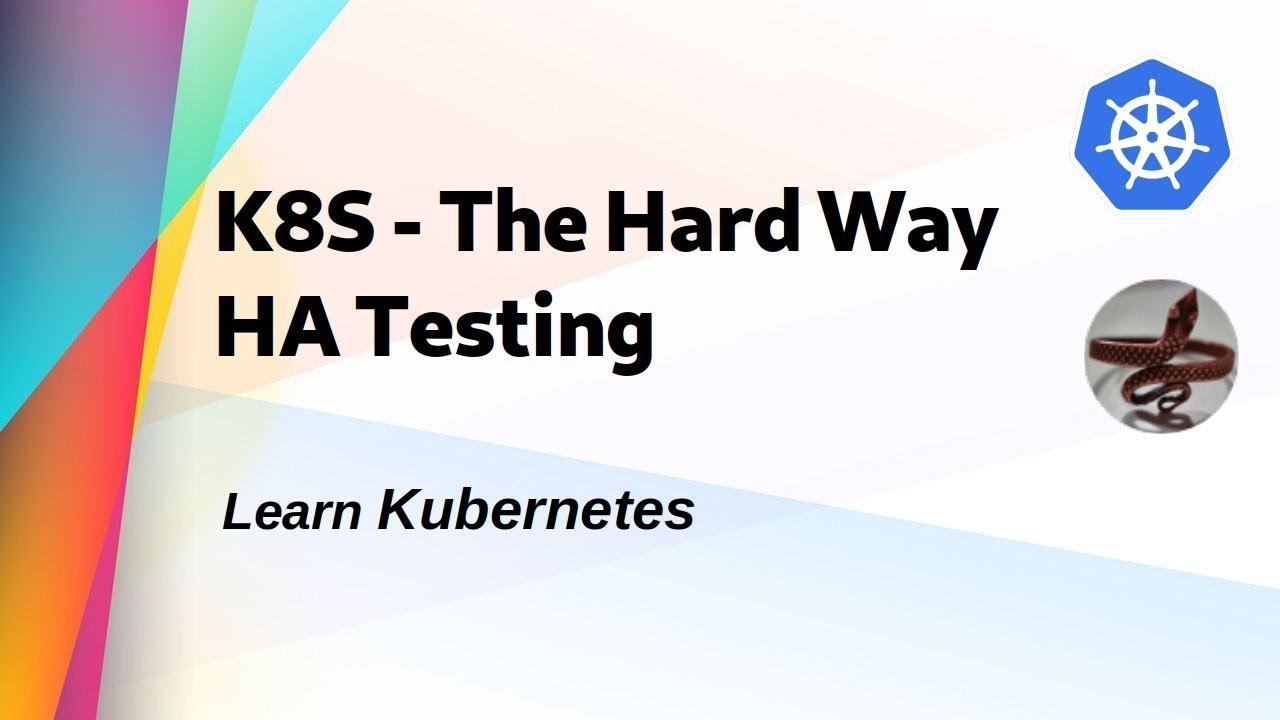 [ Kube 40 ] Kubernetes: сложный способ тестирования высокой доступности