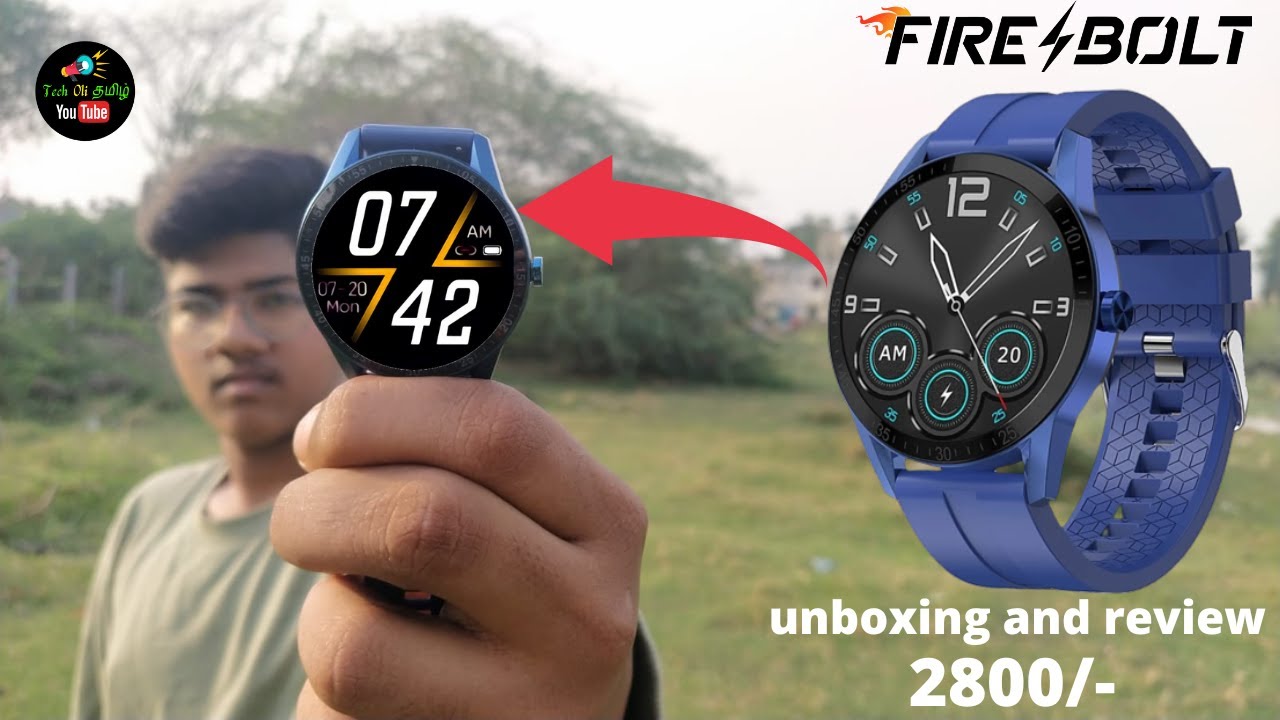 Fire-Boltt Talk Bluetooth Calling Smartwatch unboxing and review #techolitamil #smartwatch