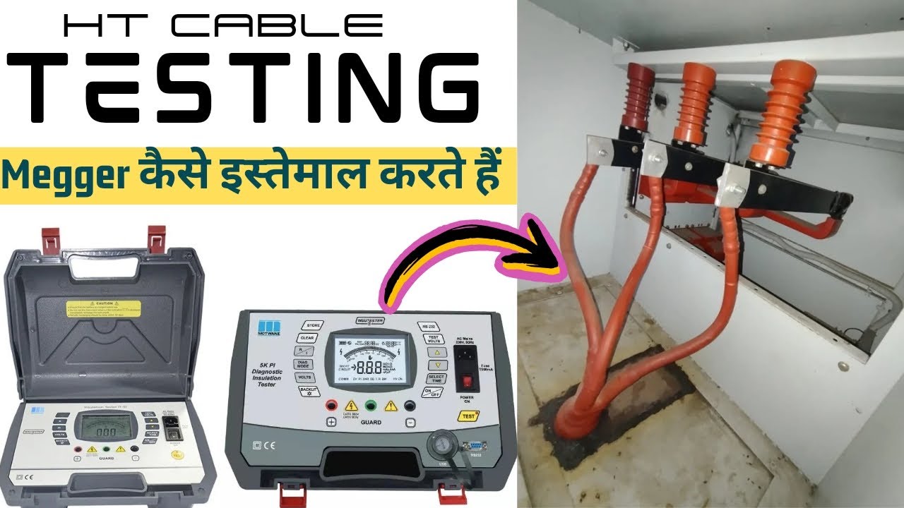 HT cable megger testing | interview | IR value | insulation resistance | working | practical