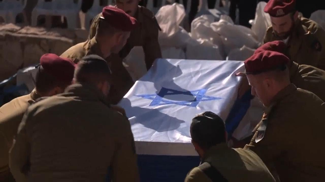Hundreds attend funeral of Israeli soldier killed in central Gaza