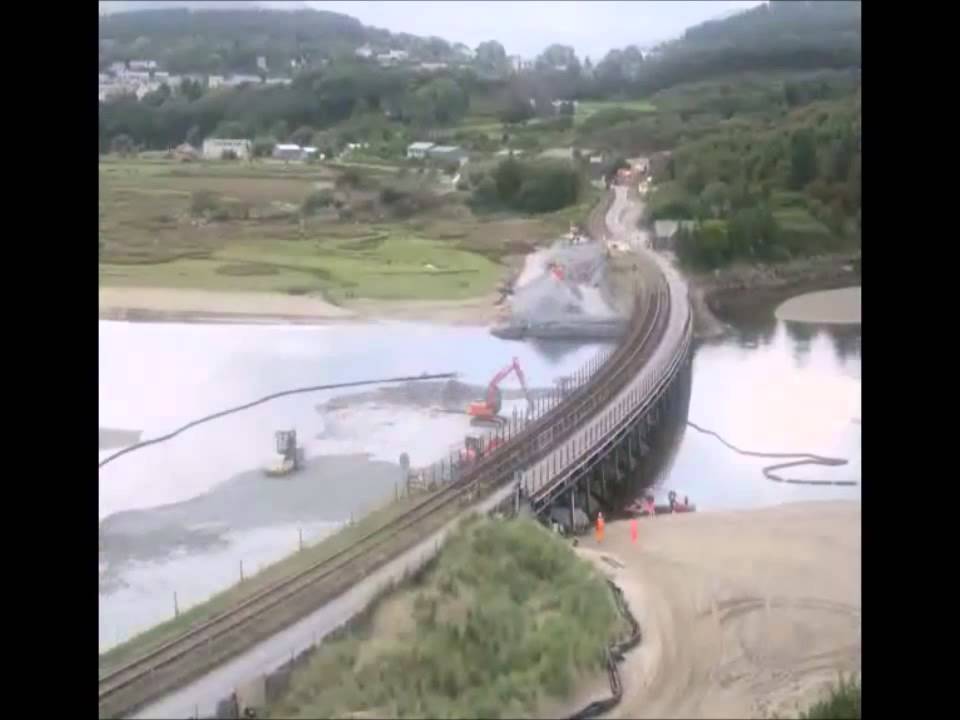 Pont Briwet Road / Rail Replacement - Construction Time Lapse