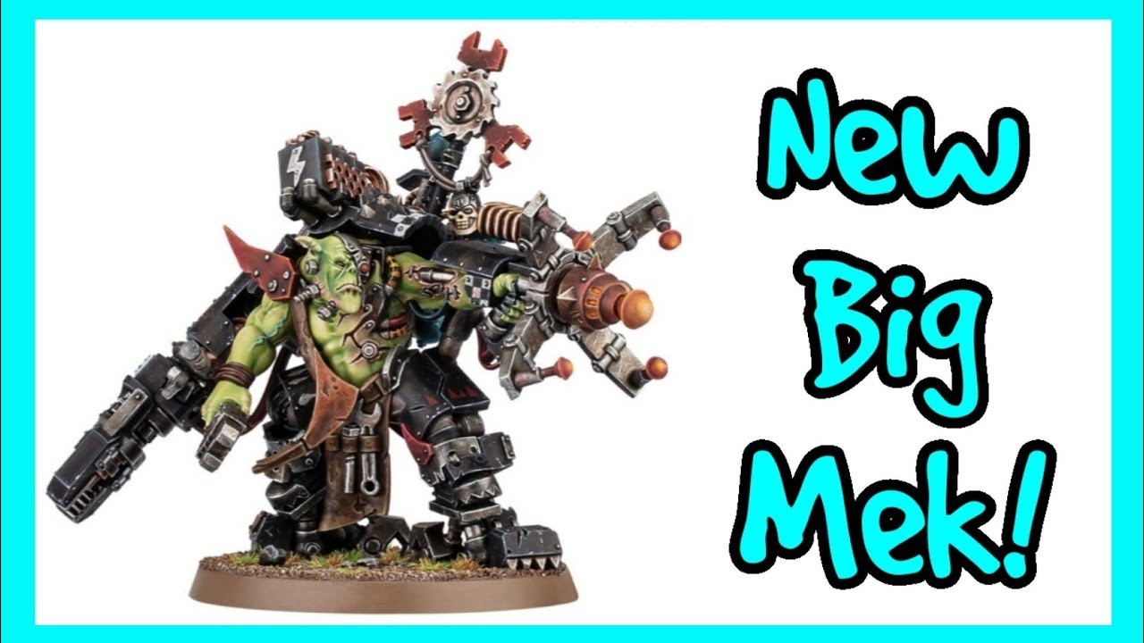 Warhammer 40k - Games Workshop Reveal New Ork Big Mek Miniature!