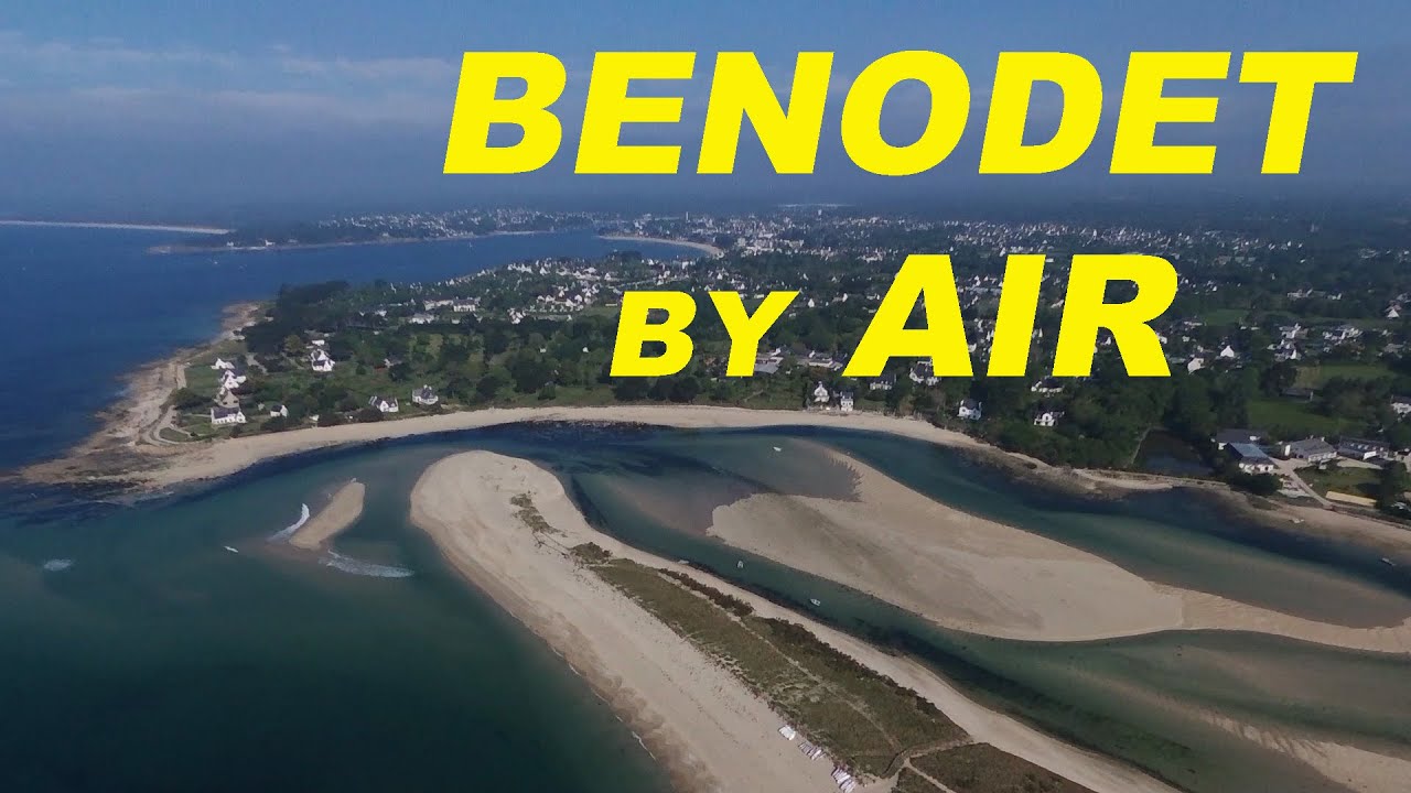 BENODET ET LES DUNES DE MOUSTERLIN VOL EN DRONE en Bretagne (France)
