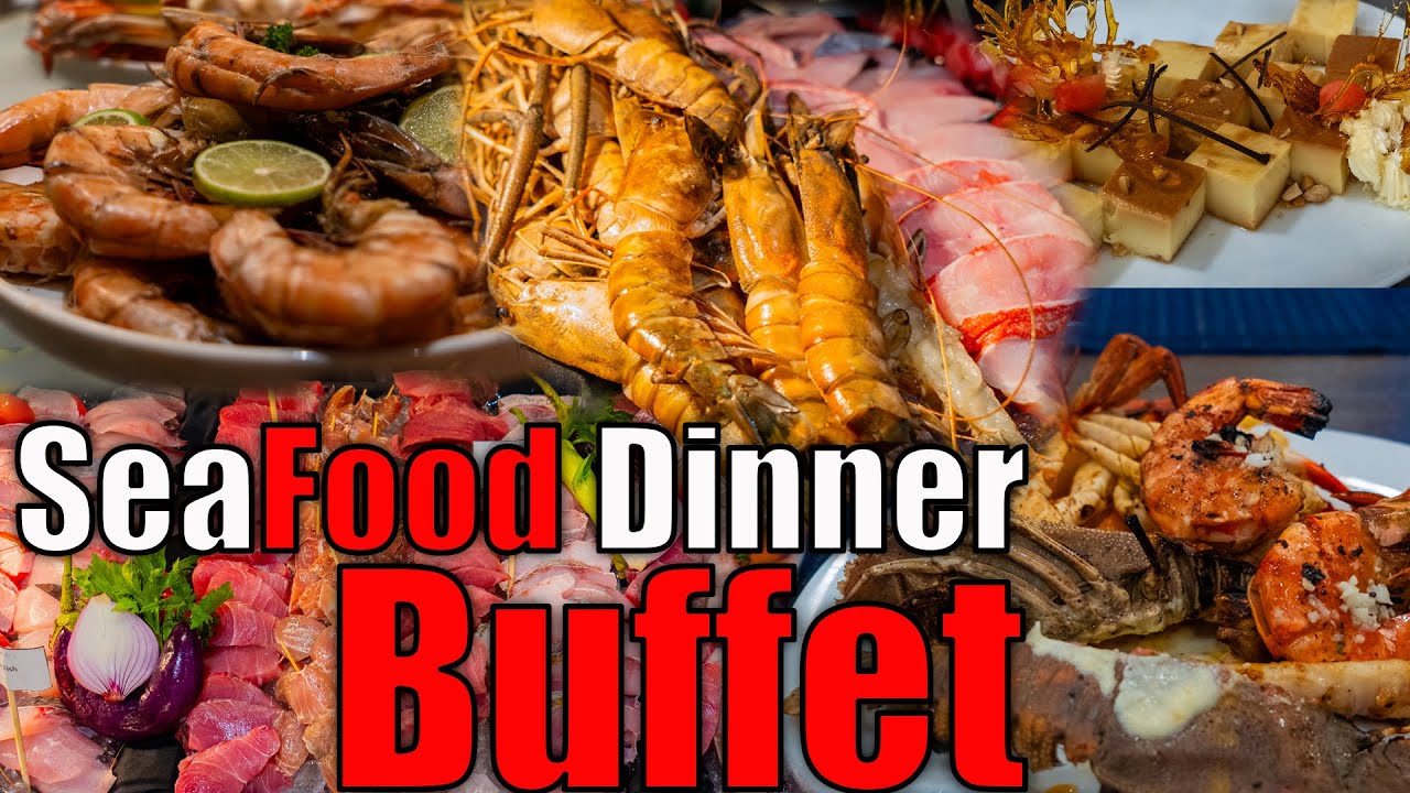 රු.4800 SeaFood Dinner Buffet එකක්😋 | Maradha Hotel Seafood Buffet | Unlimited Seafood Dinner Buffet