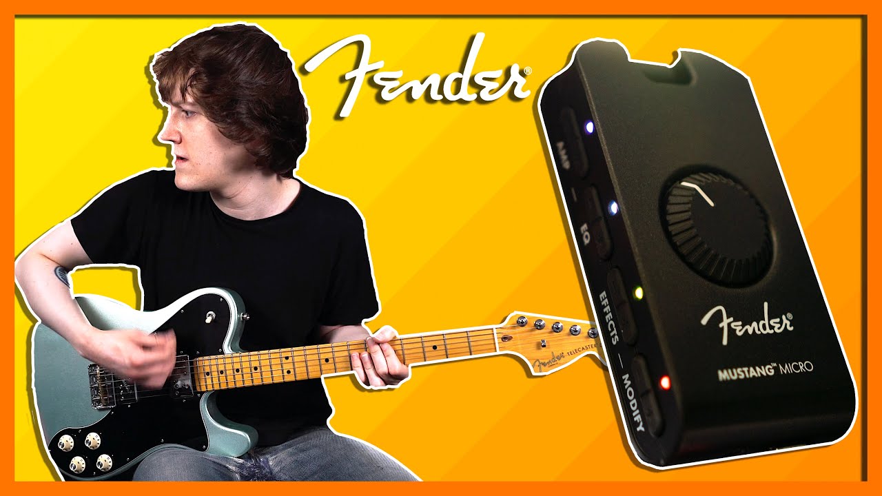 The ULTIMATE, AFFORDABLE, PRACTICE AND RECORDING AMP?! Mustang Micro - Fender Demo