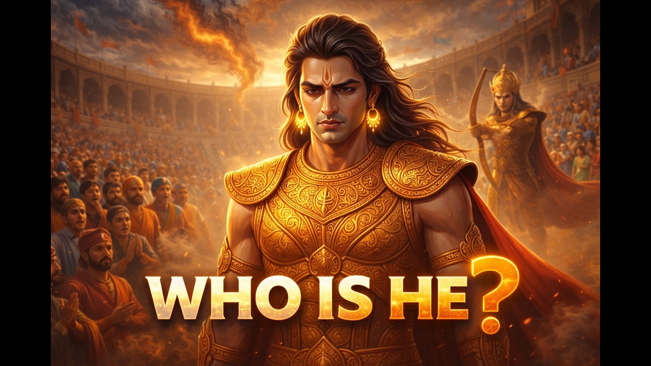Karna Entry in Mahabharata 🔥 | Karna vs Arjuna First Challenge | Anga King Karna Story