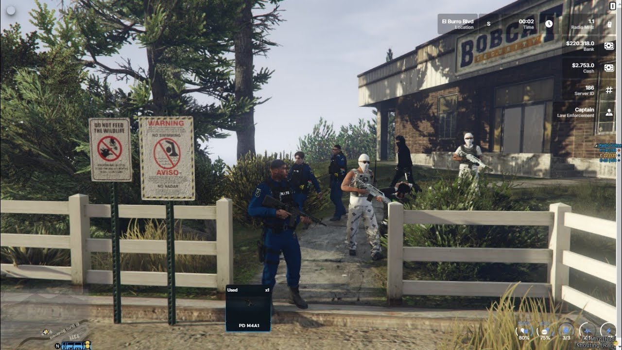 GTAV Pd v criminal Shootout 