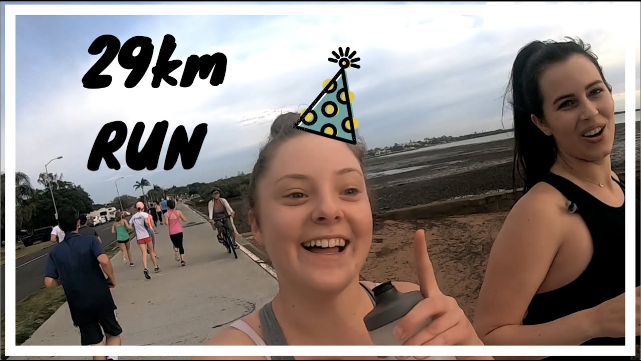 Marathon train with me! (29KM RUN)