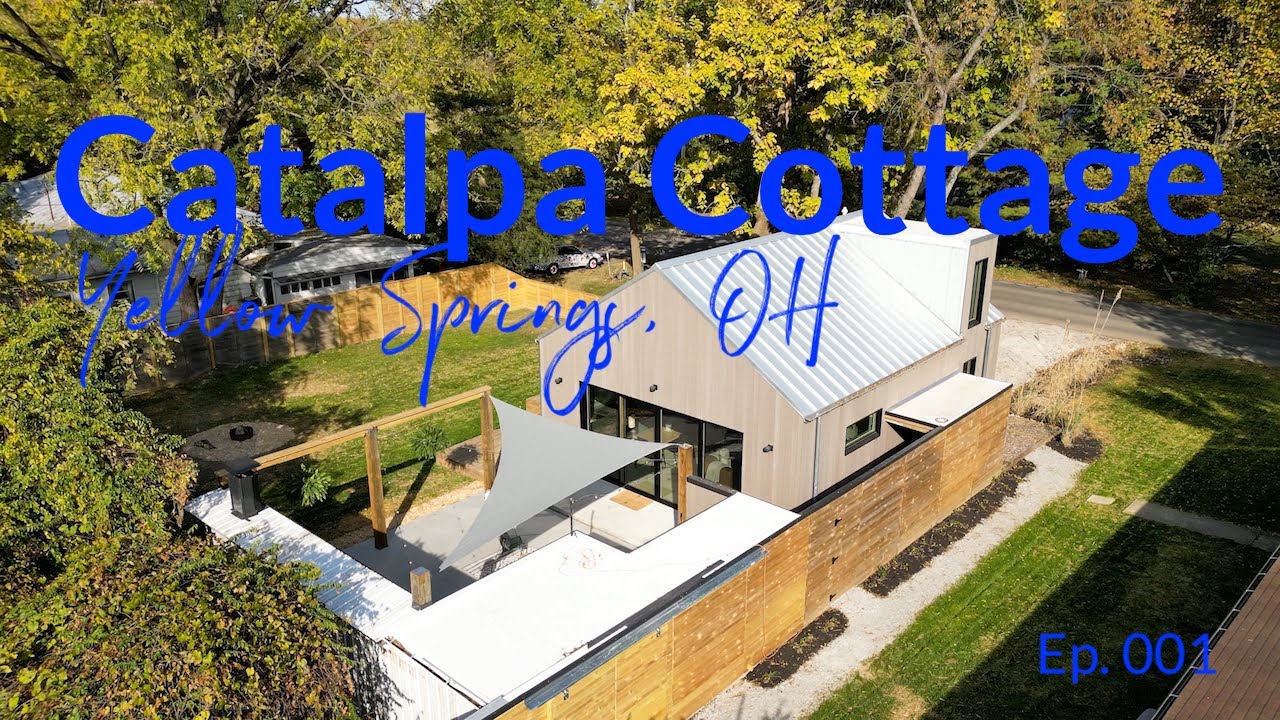 Touring a Beautiful Modern Cabin in Yellow Springs, Ohio | Wayne Woods Vlog #001