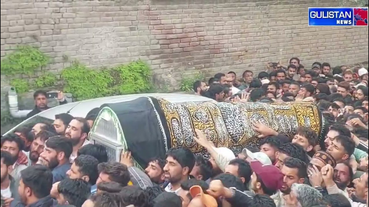 Final Rites of Agha Baqar Sahib Held in Budgam | Thousands Join Funeral Procession