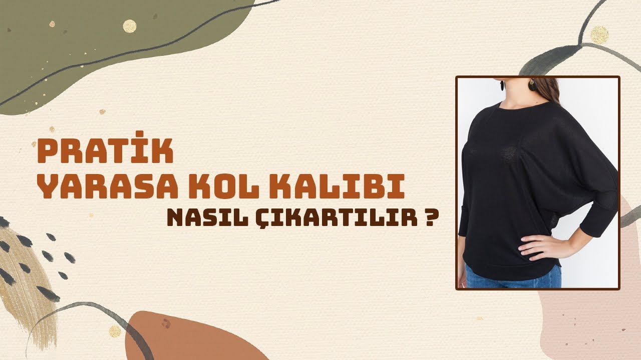 Pratik Yarasa Kol Kalıbı Çıkarma || Modelistlik Dersleri #sewing