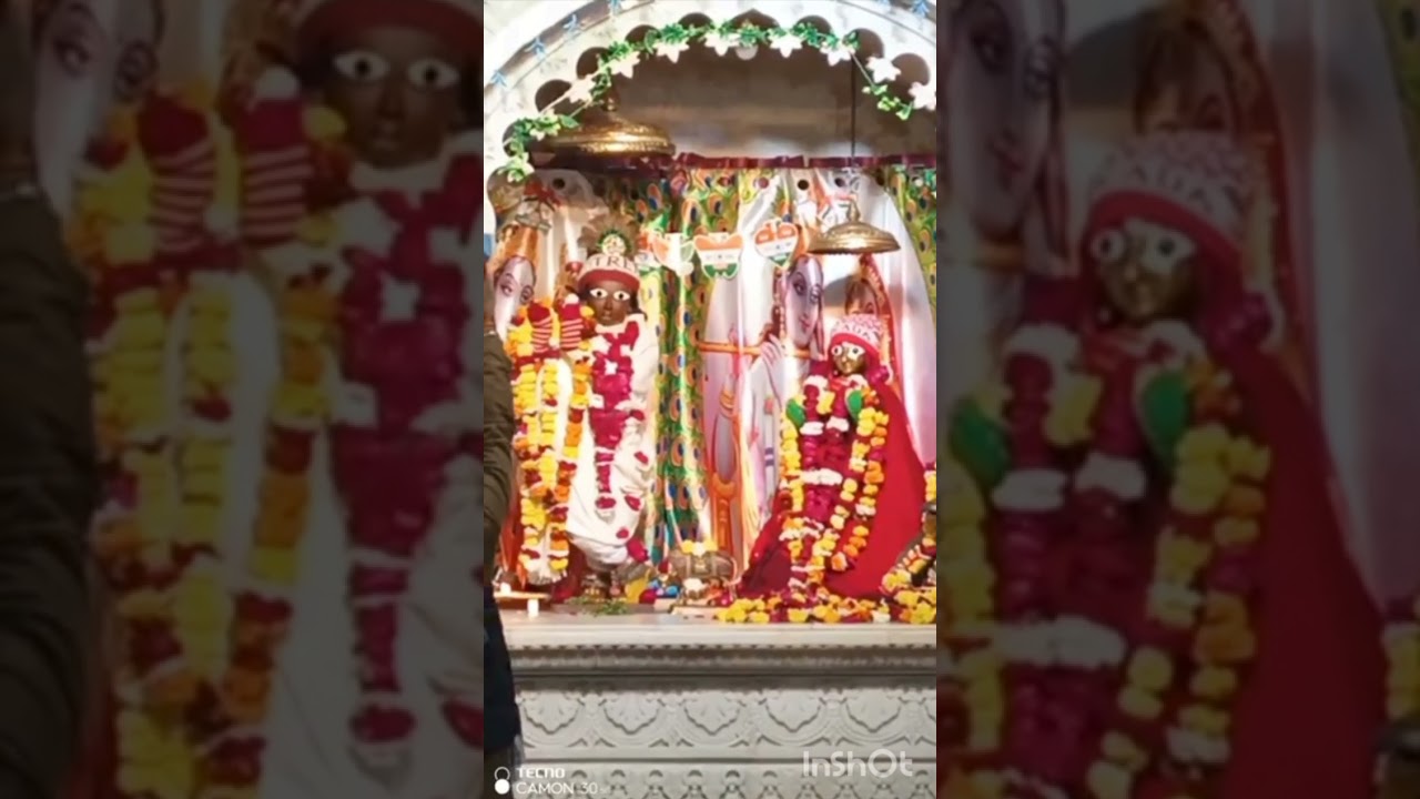 भरतपुर किला स्थित श्री बांके बिहारी मंदिर मंगला आरती का लाइव दर्शन ❤️🧿