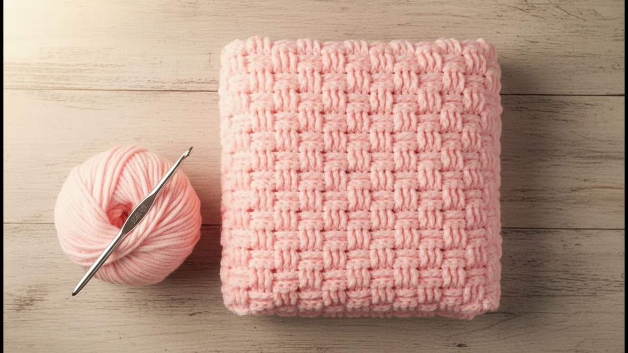 🧶 Crochet Very Easy Crochet  Stitch for Baby Blanket 💖 especially for beginners