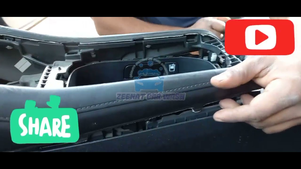 How to open Complete Console Box Honda VEZEL model 2016@Zeenat Car wash home service #atodetailing