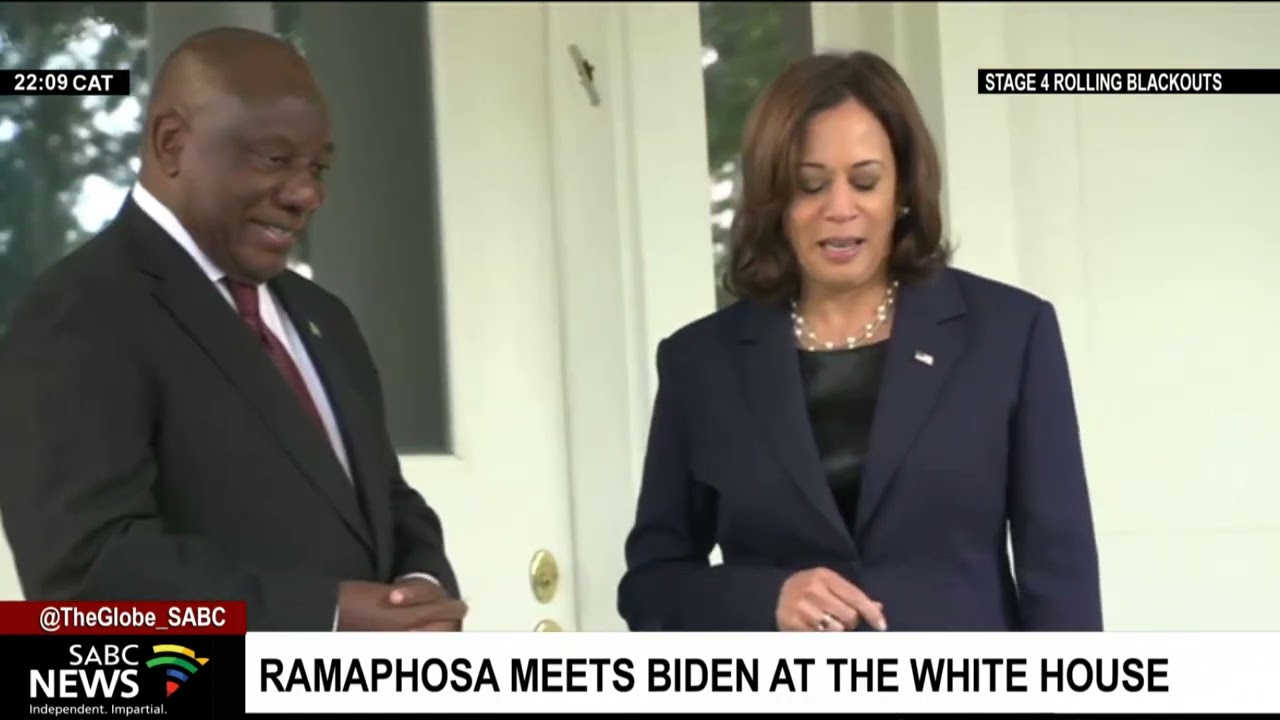 US-SA Relations I Joe Biden and Kamala Harris meet Cyril Ramaphosa in the United States