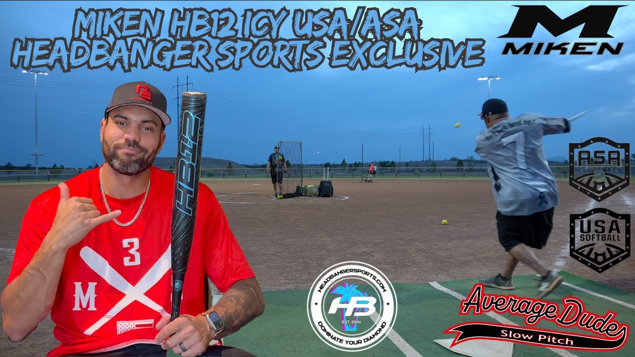 Miken HB12 Icy | Эксклюзив от Headbanger Sports | Обзор биты Slowpitch Bat в США/Австралии