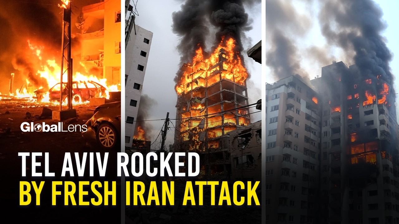 Тель-Авив снова потрясен: иранский артиллерийский обстрел разрушил здание и отключил электричество.