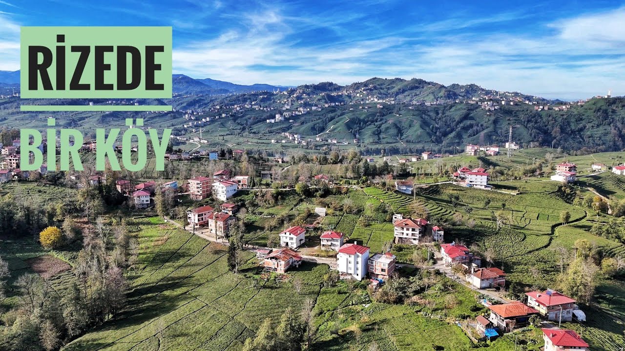 Rize'nin En D&uuml;z K&ouml;y&uuml; Olabilir | Kalkandere Ormanlı K&ouml;y&uuml; 