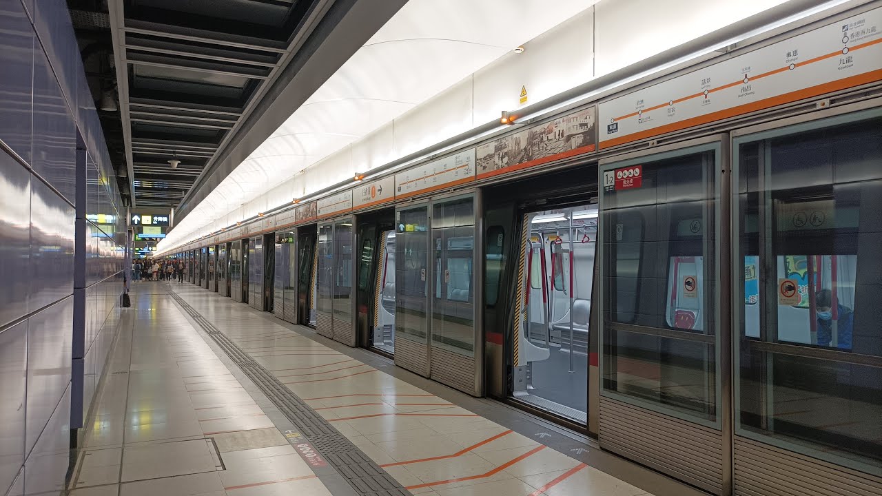 【即日回程時影K一哥久休復出】東涌綫 K Train V613 V813 下行往香港全程 (進入香港三台)