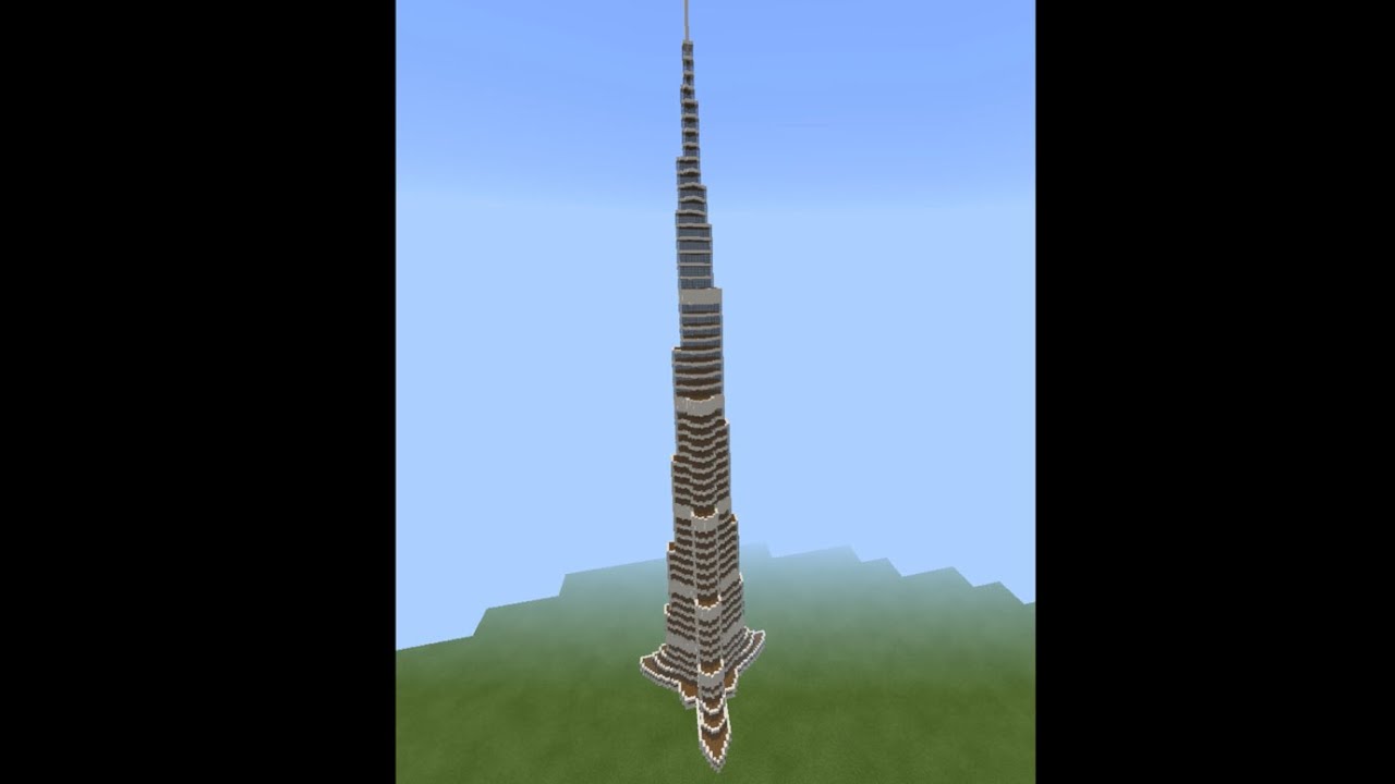 Burj Khalifa In Minecraft Timelapse | Minecraft Creative