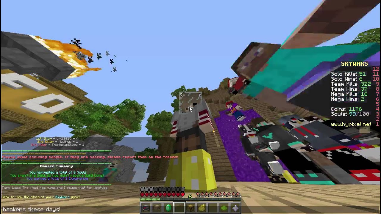 Lets Play Skywars! Hacker?