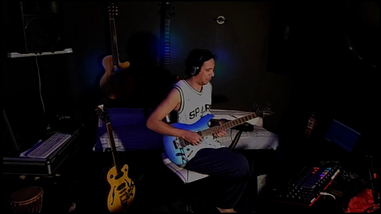 Ableton one shoot looping performance #17 - Akai APC 40 mk2 -Guitar Midi -
