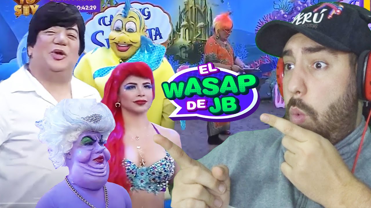🔴BUSCANDO LOS NUEVOS PERSONAJES DE LA SIRENITA - 🤣EL WASAP DE JB🤣 (REACCIÓN)